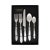 The Aladdin Antique Flatware Five-Piece Place Setting - service for one guest - features elegant pearlized handles with...