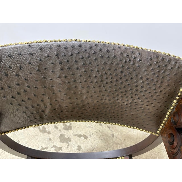 Late 19th Century Renaissance Revival Lion Motif Arm Chair For Sale - Image 9 of 10