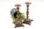 Silver Candlesticks with Turned and Engraved Stems, Set of 2 For Sale - Image 6 of 6