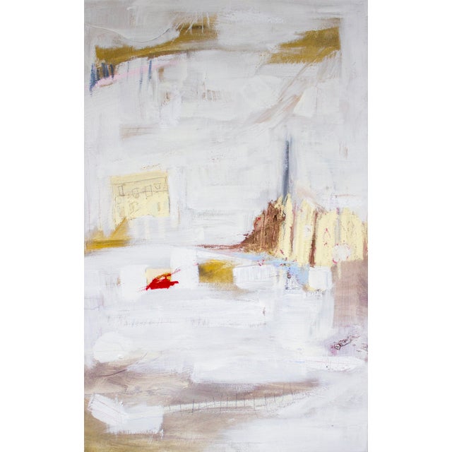 Contemporary "An Immaterial Votive Edifice" Original Abstract Painting by Brian Jerome For Sale - Image 3 of 3