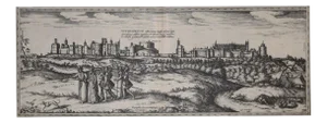 Windsor, Antique Map from ''Civitates Orbis Terrarum'' 1572-1617