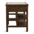 Organic Modern Marble Inset Walnut Kitchen Island For Sale - Image 4 of 9