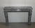 CODE 0579 Antique fireplace surround in gray marble Antique fireplace surround in gray Carrara marble. "Palmettes" model,...