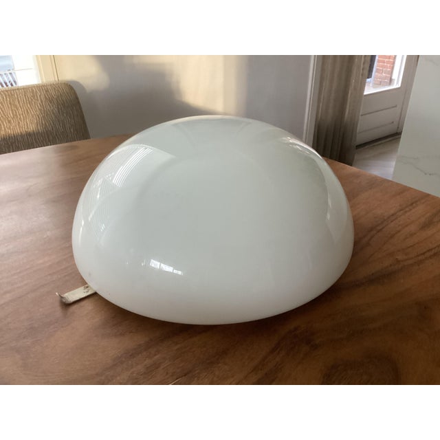 Glass Ceiling Lamp from Gispen, 1950s For Sale - Image 6 of 6