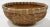 Wood Vintage Woven Reed Winnowing Basket For Sale - Image 7 of 8