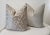 Modern Leopard Jaquard and Velvet Pillow Covers - Pair For Sale - Image 4 of 5