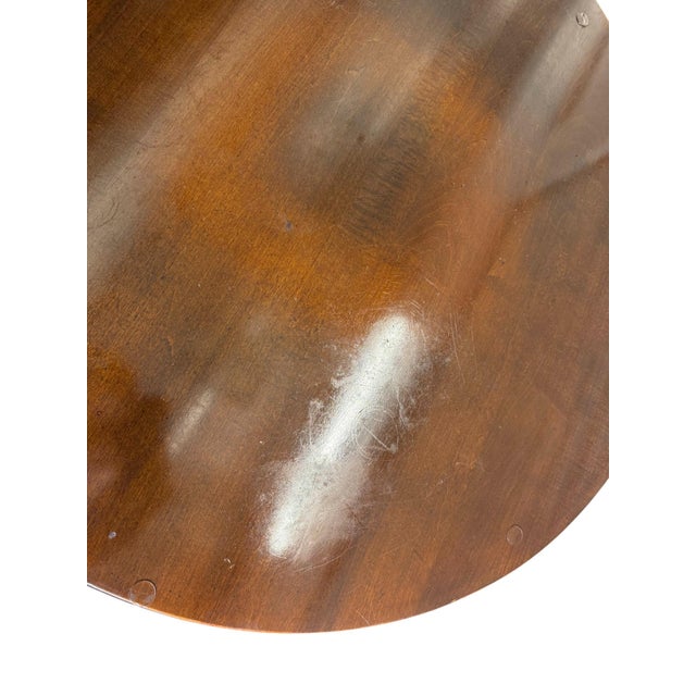 Late 20th Century Dining Game Table With Glass Top Attributed to Miller Desk For Sale - Image 11 of 11