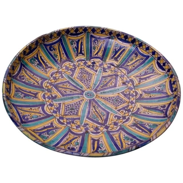Large-Scale Italian Terracotta Charger For Sale - Image 13 of 13