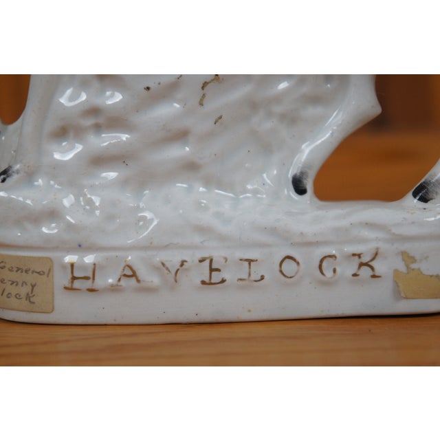 Antique Staffordshire General Sir Henry Havelock Equestrian Horse Figurine For Sale - Image 9 of 12