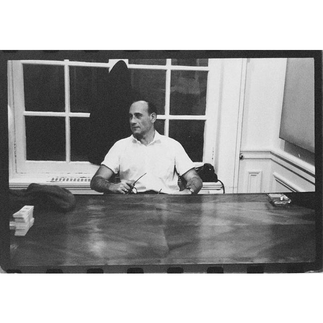 Fred McDarrah, Vintage Silver Gelatin Photograph Tibor de Nagy Portrait Photo NYC Gallery, 1960 For Sale