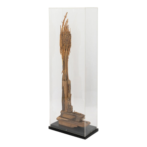 Hubert Long "Spirit" Driftwood Sculpture, 1975