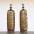 Mid-Century Modern 1960s Gorgeous Golden Mid-Century Brutalist Cut-Out Large Ceramic Table Lamps - A Pair For Sale - Image 3 of 17