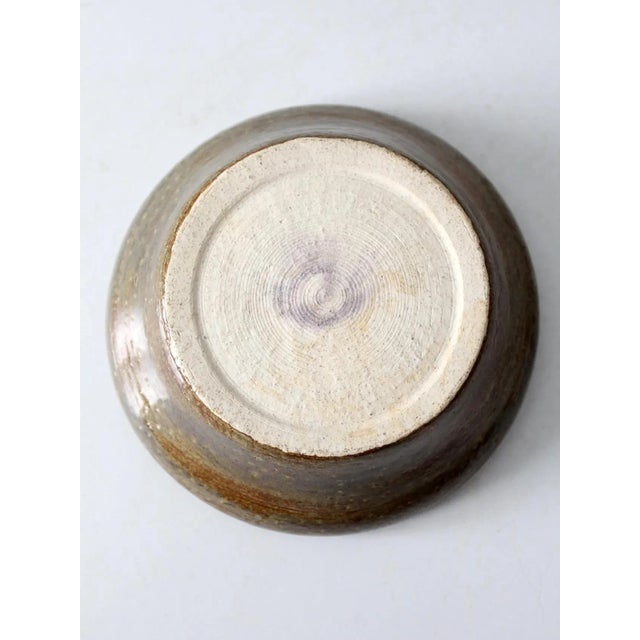 Vintage Studio Pottery Bowl For Sale - Image 11 of 11