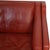 2212 Two-Seater Sofa in Red Leather by Børge Mogensen, 1990s For Sale - Image 10 of 18