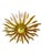 Large Spanish sunburst light in gilt metal and frosted glass,greeen ; white ; orange\.\.\.\.other color Spain, 1950s....
