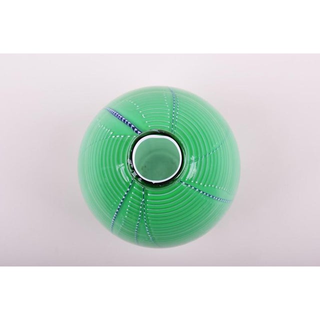 Glass Mid-Century Vase in Glass, Czech, 1960s For Sale - Image 7 of 8