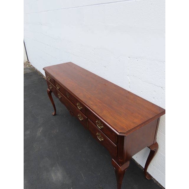 Drexel Long Narrow Library Console Entry Table 6394 For Sale - Image 14 of 17