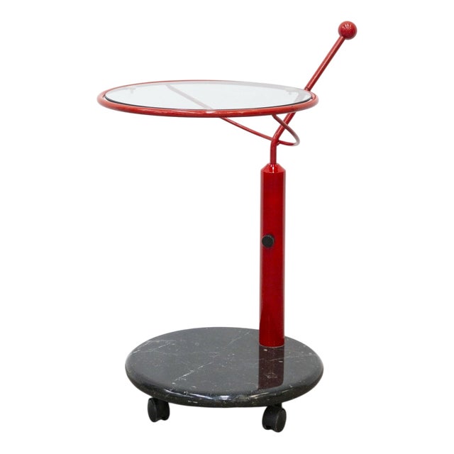 Colleoni Carrello Coffee Table by Tarcisio Colzani for Porada Italia, 1980s For Sale