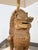 Thai Singha Lion Foo Dog Table Lamp in Gilt Bronze, Brass and Travertine, 1970s For Sale - Image 13 of 18