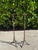 Vintage 30” Sculptural Iron Candlesticks With Aged Patina, Pair For Sale In Naples, FL - Image 6 of 12