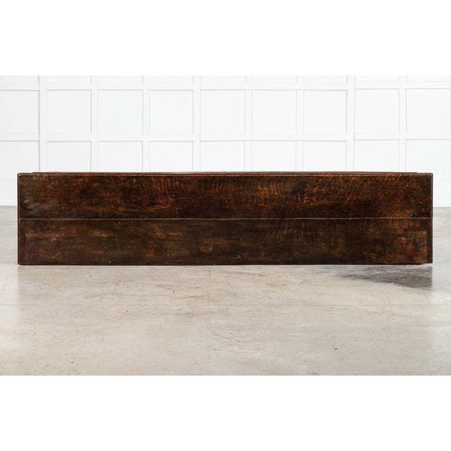 Large English Oak Potboard Dresser Base, 1780s For Sale - Image 6 of 16