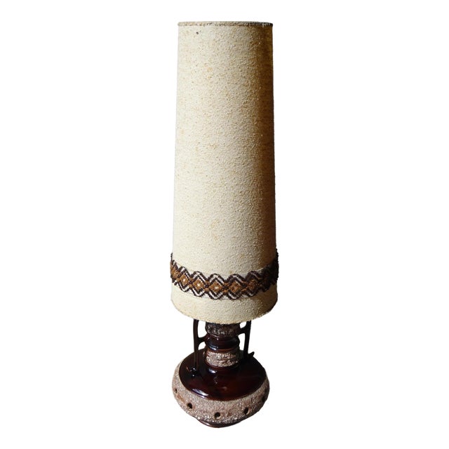 Large Vintage Floor Lamp in Ceramic, 1960s For Sale