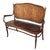 Victorian Early 20th Century Vienna Secession Bentwood Cherubs Motif Settee Bench by Jacob & Josef Kohn No 67 For Sale - Image 3 of 10