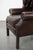 English Brown Cowhide Chesterfield Armchair For Sale - Image 12 of 13