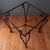 Black French Art Deco Black Wrought Iron Outdoor Patio Garden Table For Sale - Image 8 of 18
