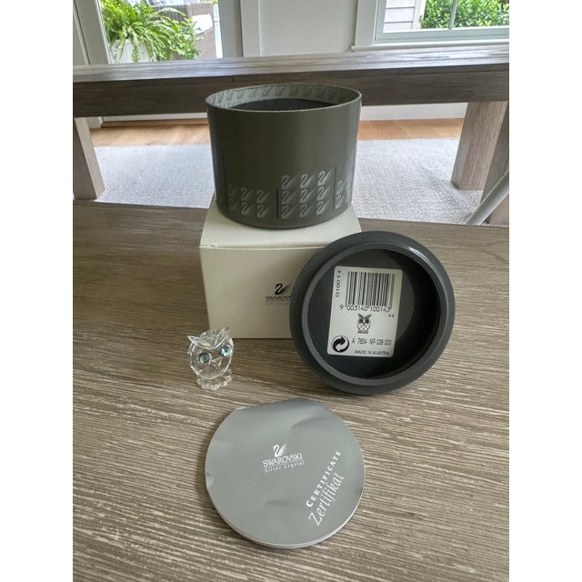 Vintage Swarovski Mini Owl Crystal made in Germany. Never out of box but for photos. Height: 1 4/8 in Style: 7654 038 000...