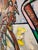 Very Large 1987 Andrew Polk Acrylic Painting “After Dinner Wine” – Postmodern Neo-Expressionist Figural Abstract For Sale - Image 4 of 11