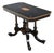 English 19th Century Victorian Ebonized and Inlay Center Table For Sale