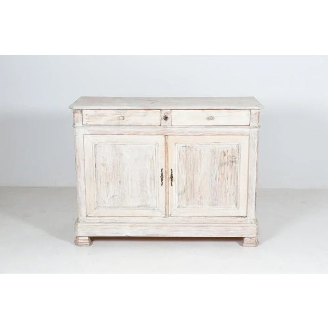 French Painted Fruitwood Buffet, 19th Century For Sale - Image 4 of 13