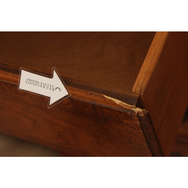 Baker Milling Road Georgian Style Walnut Long Dresser For Sale - Image 16 of 18