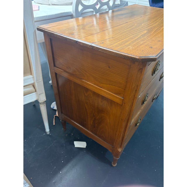 19th Century French Louis XVI Style Three Drawer Chest For Sale - Image 11 of 13