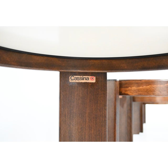 Model 780 Nesting Tables by Gianfranco Frattini for Cassina, 1960s, Set of 4 For Sale - Image 9 of 13