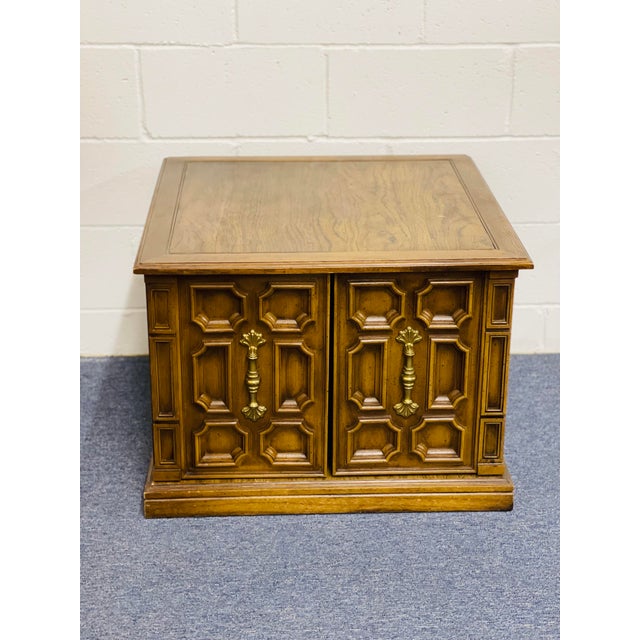 Beautiful Vintage Midcentury Side Table. Large and in excellent vintage condition! Original hardware. Only minimal wear....