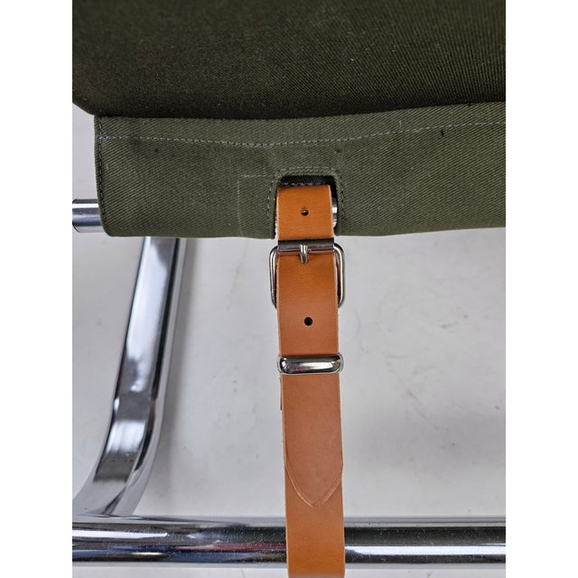 Vintage Italian Chairs in Chrome Frame, 1970s, Set of 2 For Sale - Image 17 of 18