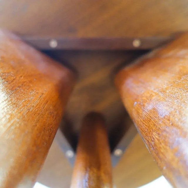 Brown Lisboa Side Table from Olaio, 1940s For Sale - Image 8 of 13