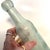 Late 19th Century Victorian Aqua Glass Round Bottom Bottle For Sale - Image 4 of 12