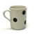 Vintage White Ceramic Mugs With Multicolor Polka Dot Pattern, Group of 4. For Sale In Miami - Image 6 of 8