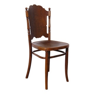 Antique Chair in Bent Beech Wood from Jacob & Josef Kohn, 1890s For Sale