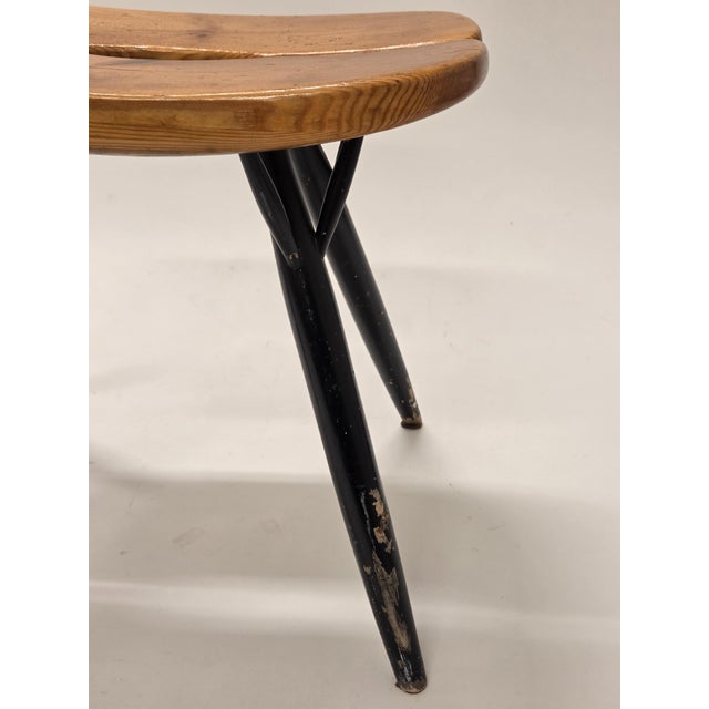 Ilmari Tapiovaara Pirkka Stool by Ilmari Tapiovaara for Laukaan Puu, 1960s For Sale - Image 4 of 13