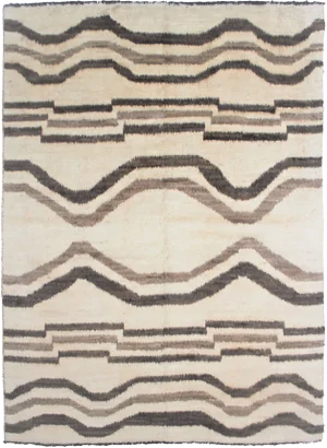 Aara Rugs Inc. Hand Knotted Navajo Style Rug - 10'1" X 8'0"