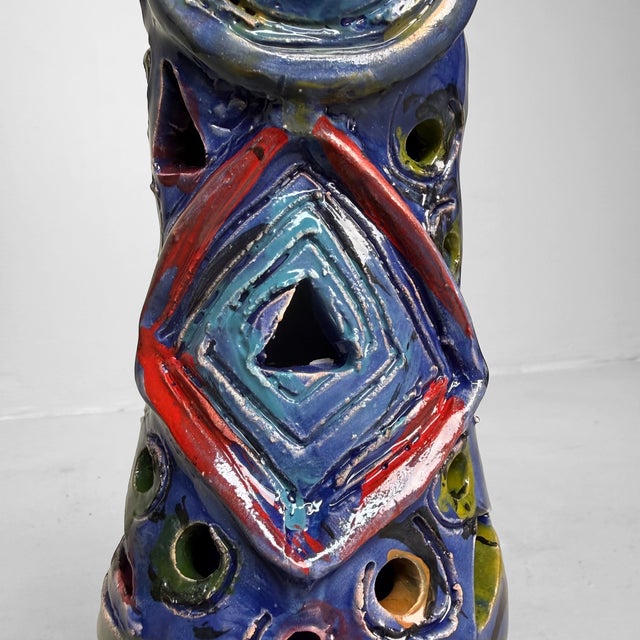 Sculptural Ceramic Mythical Jackal by Gennaro Condurso, Italy, 2010s For Sale - Image 4 of 15