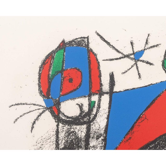 Contemporary Joan Miro "Lithograph Vi" Lithograph, 1975 For Sale - Image 3 of 10