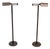 Bronze Swing-Arm Library Floor Lamps, 1970s, Set of 2 For Sale