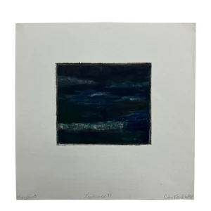 Art by Gina Kail June 1998 Monoprint Abstract Landscape 11