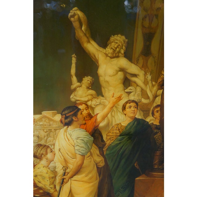 Late 20th Century Sculpture Gallery in Rome Time of Agrippa After Sir Lawrence Alma-Tadema For Sale - Image 4 of 14