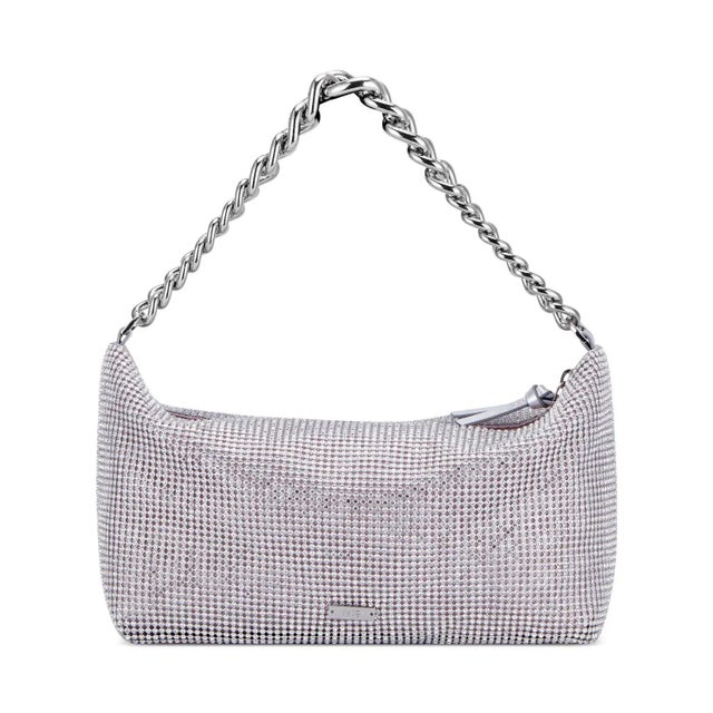 Boho Chic Eliza Silver Shoulder Bag For Sale - Image 3 of 5